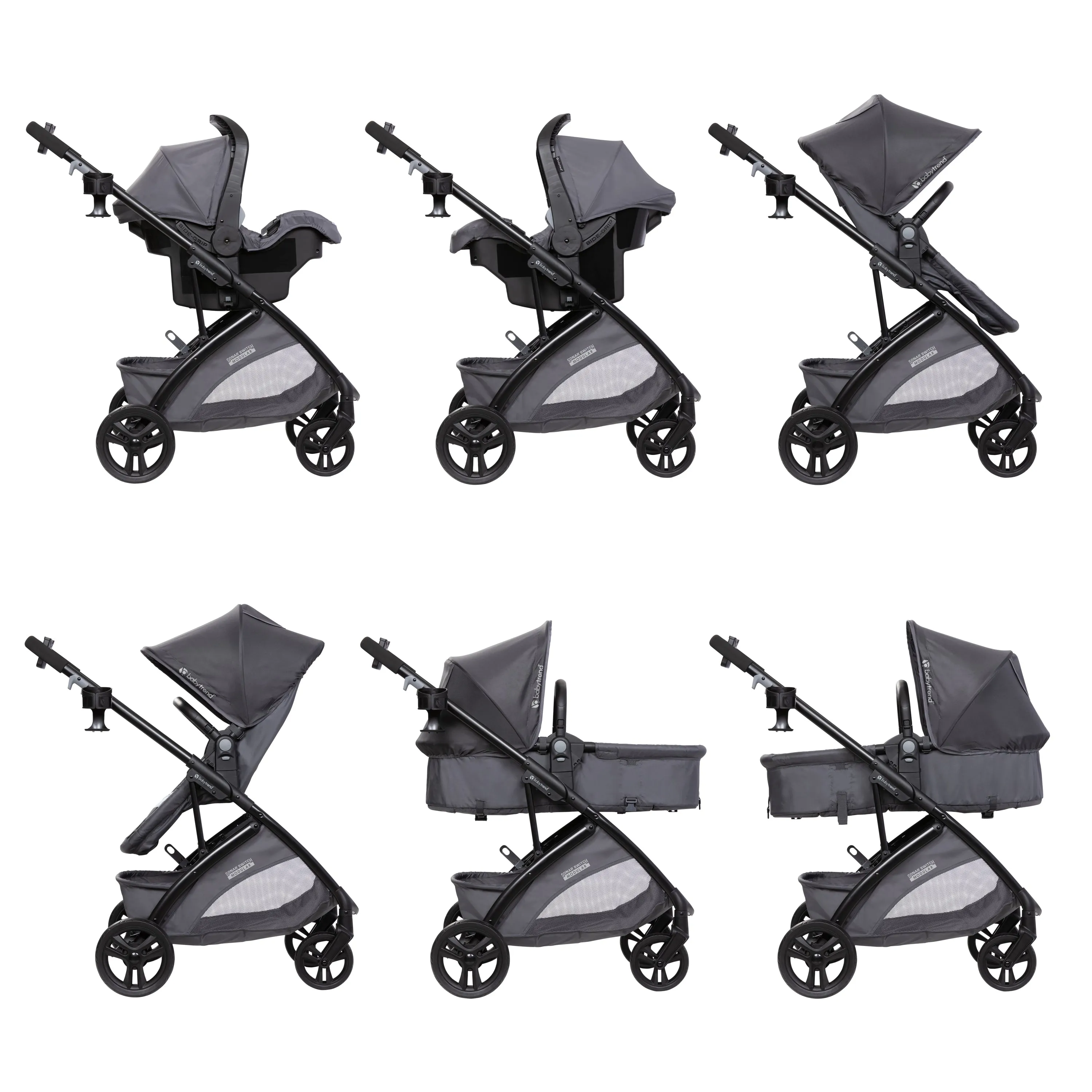 Sonar™ Switch 6-in-1 Modular Stroller Travel System with EZ-Lift™ PLUS Infant Car Seat - Desert Cloud