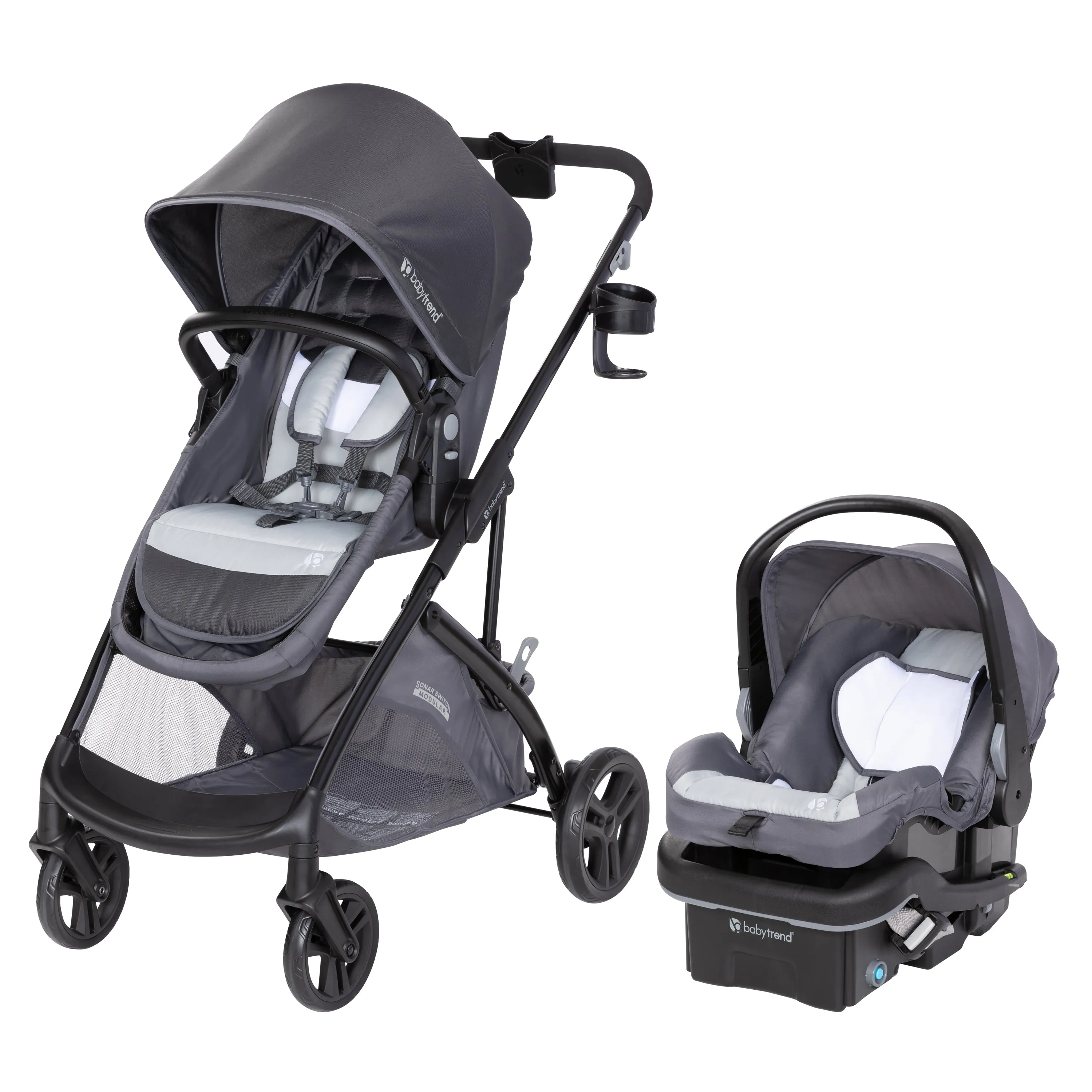 Sonar™ Switch 6-in-1 Modular Stroller Travel System with EZ-Lift™ PLUS Infant Car Seat - Desert Cloud