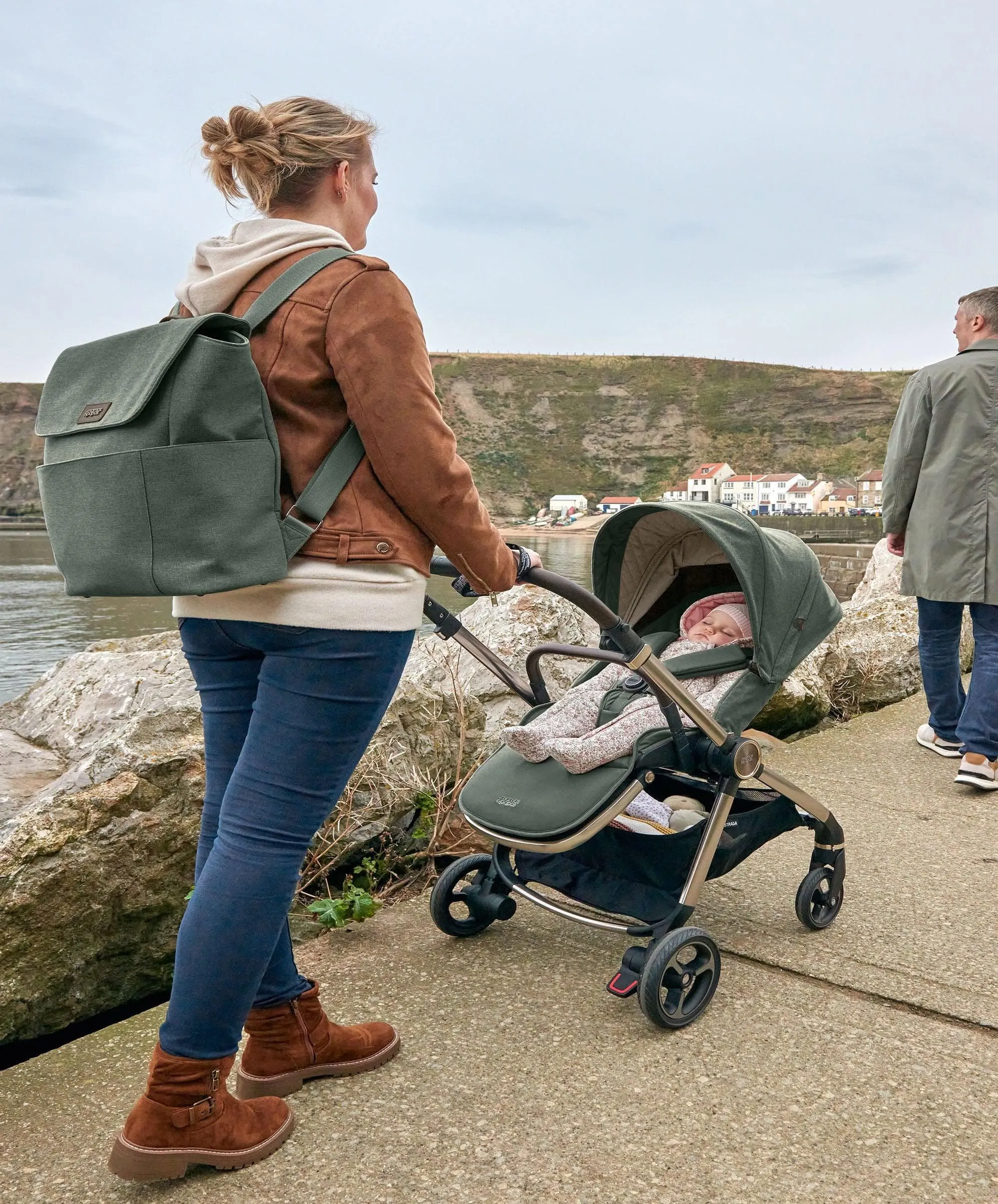 Strada Pushchair Bundle With Cloud T Car Seat & Base (8 Pieces) - Ivy