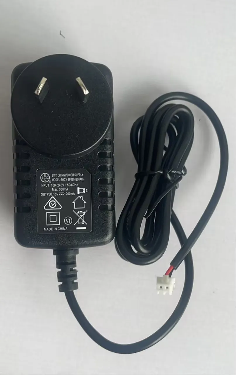 The Video intercom and camera DC power adapter supplies 12V-15V, suitable for all models of ANJIELO store video intercom systems and camera power adapters