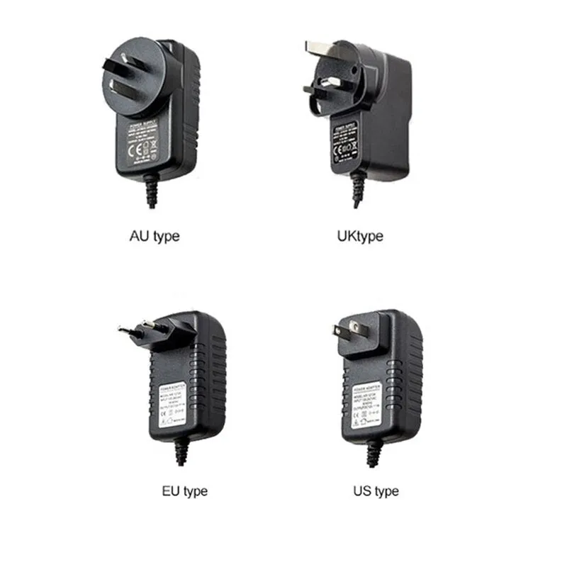 The Video intercom and camera DC power adapter supplies 12V-15V, suitable for all models of ANJIELO store video intercom systems and camera power adapters