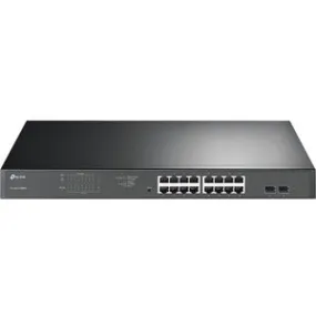 TP-Link TL-SG1218MPE - JetStream 16-Port Gigabit Easy Smart PoE/PoE  Switch