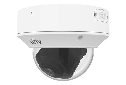 UNIVIEW IPC3238SB-ADZK-I0: 8MP 4k LightHunter IR Dome Camera w/ Varifocal Lens