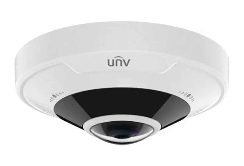 UNIVIEW IPC86CEB-AF18KC-I0: 12MP 4K Panoramic IR Fisheye Dome Camera