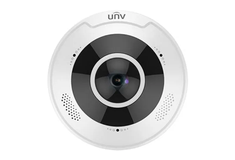 UNIVIEW IPC86CEB-AF18KC-I0: 12MP 4K Panoramic IR Fisheye Dome Camera