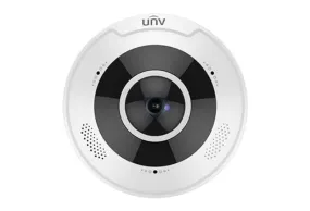 UNIVIEW IPC86CEB-AF18KC-I0: 12MP 4K Panoramic IR Fisheye Dome Camera