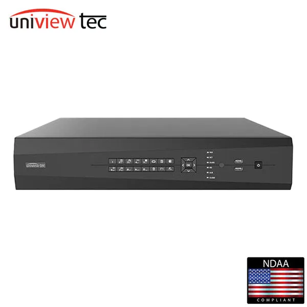 Uniview Tec / UVT / NR164X / 16ch / 12MP Resolution / 4-bay HDD / H.265 NVR - Optional HDD