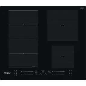 Whirlpool WFS0160NE Induction Hob 4 Zones, 59cm Wide - Black